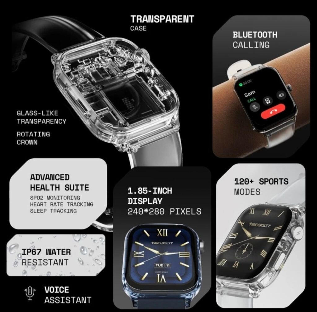 Fire Boltt Phantom Transparent