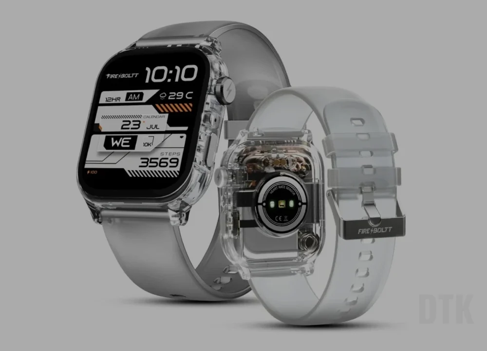 Fire-Boltt Rise Phantom Transparent Smartwatch