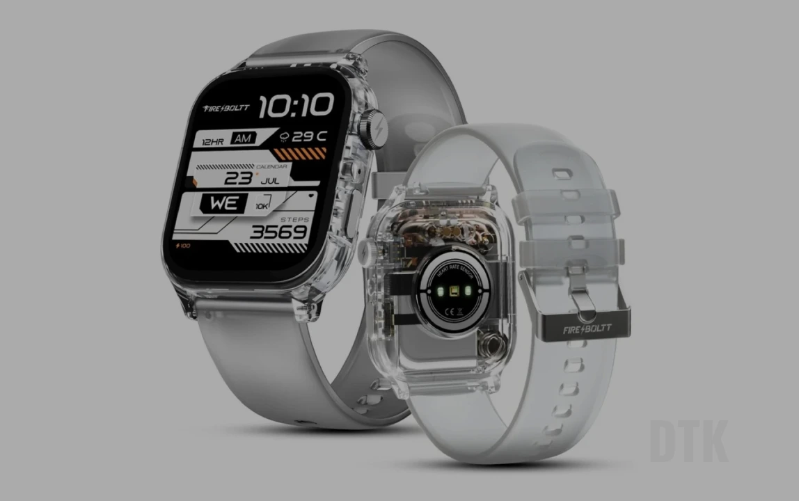 Fire-Boltt Rise Phantom Transparent Smartwatch